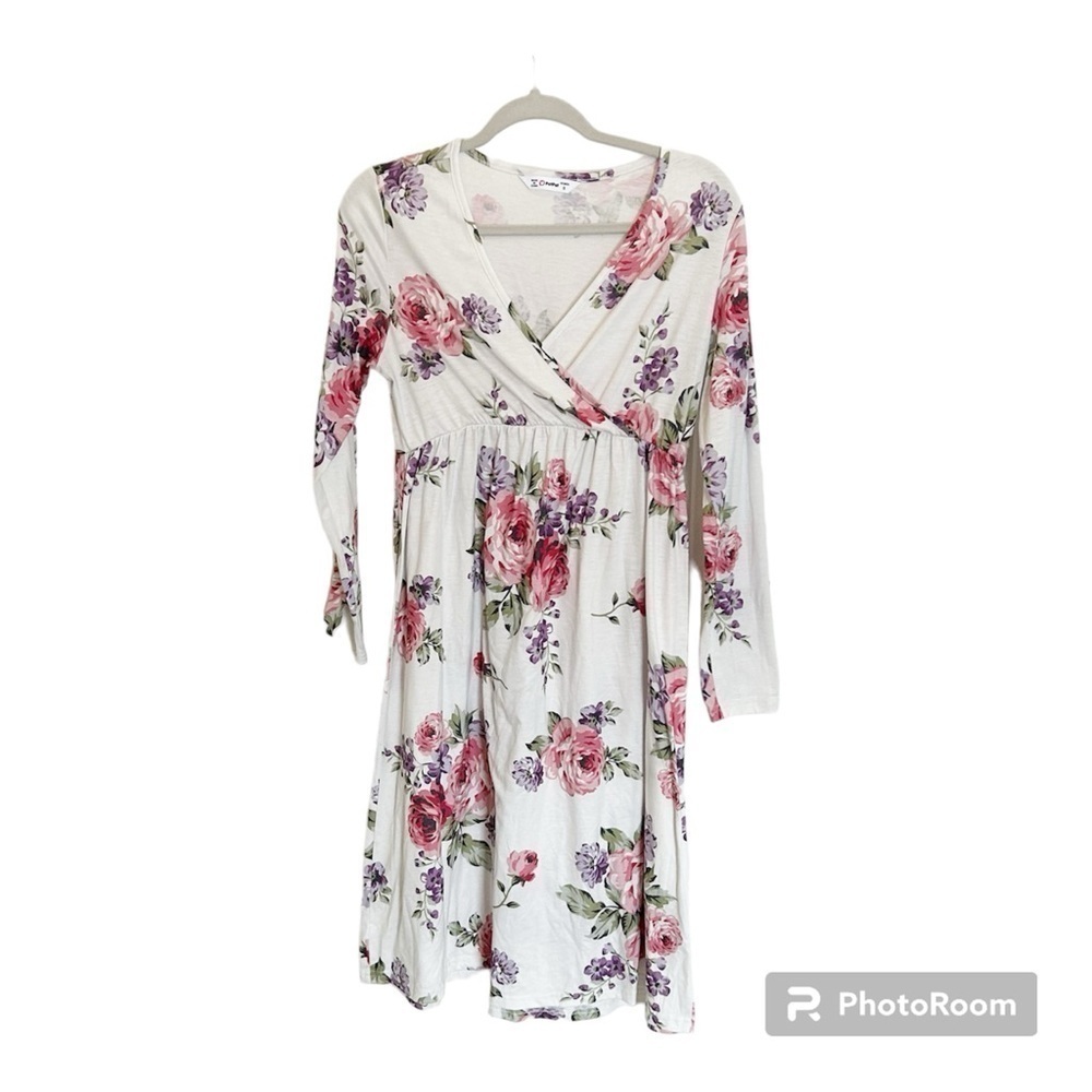 PatPat Maternity Dress Floral Print